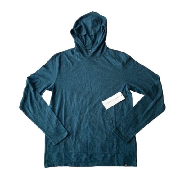 Threads 4 Thought Long Sleeve Triblend Tee Shirt Hoodie Men's Small S Green NWT - Picture 1 of 7